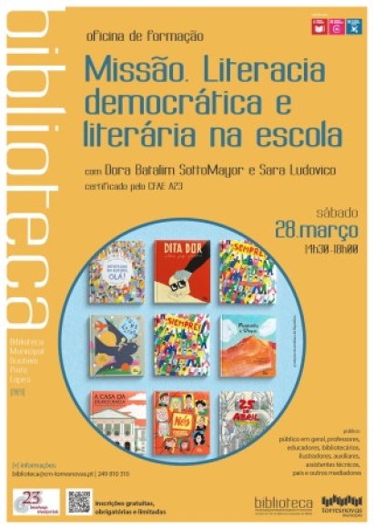 Oficina de formação “Missão. Literacia democrática e literária na escola”